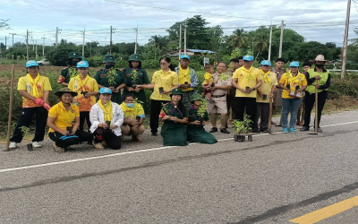 กิจกรรมจิตอาสาปลูกต้นไม้ร่วมกับชุมชน